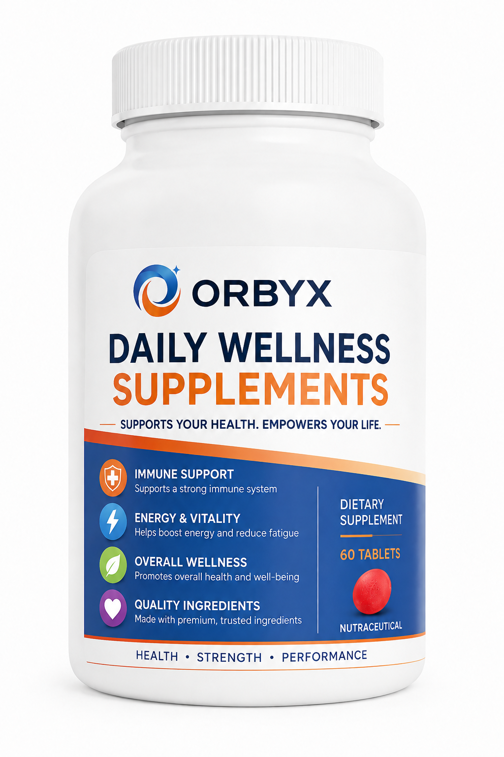 ORBYX Daily Wellness Supplement | Immune System, Energy & Overall Health